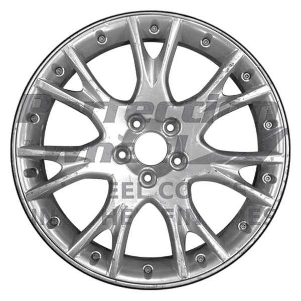 Perfection Wheel® - 18 x 8 7 Y-Spoke Hyper Bright Mirror Silver Full Face Alloy Factory Wheel (Refinished)