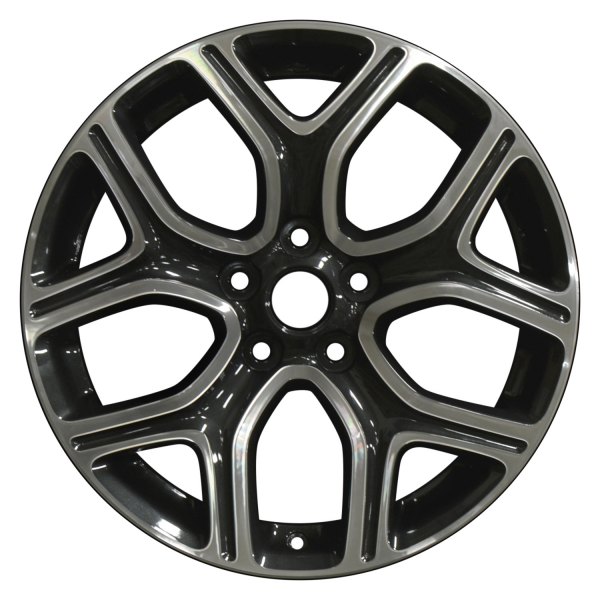 Perfection Wheel® - 18 x 7 5 Y-Spoke Dark Charcoal Machined Bright Alloy Factory Wheel (Refinished)
