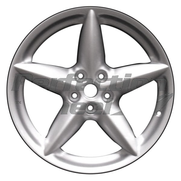 Perfection Wheel® - 18 x 7.5 5-Spoke Fine Bright Silver Full Face Alloy Factory Wheel (Refinished)