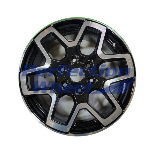 Perfection Wheel® - 18 x 7.5 6 Double-Spoke Gloss Black Machined Alloy Factory Wheel (Refinished)