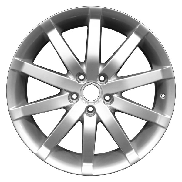 Perfection Wheel® - 19 x 9.5 10 I-Spoke Bright Fine Metallic Silver Full Face Alloy Factory Wheel (Refinished)