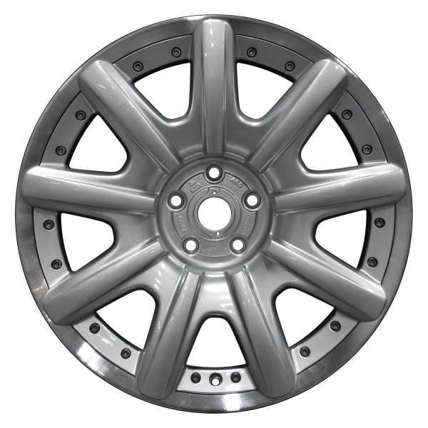 Perfection Wheel® - 19 x 9 9 I-Spoke Hyper Bright Silver Flange Cut Alloy Factory Wheel (Refinished)