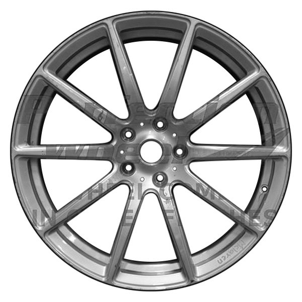 Perfection Wheel® - 19 x 8.5 10 I-Spoke Dark Sparkle Charcoal Full Face Alloy Factory Wheel (Refinished)