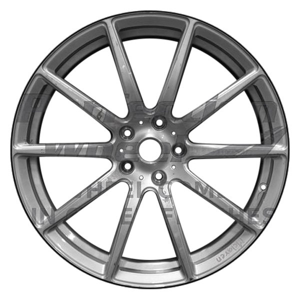 Perfection Wheel® - 19 x 8.5 10 I-Spoke Bright Fine Silver Full Face Alloy Factory Wheel (Refinished)
