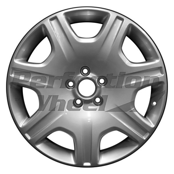 Perfection Wheel® - 19 x 7.5 7 I-Spoke Bright Fine Metallic Silver Full Face Alloy Factory Wheel (Refinished)