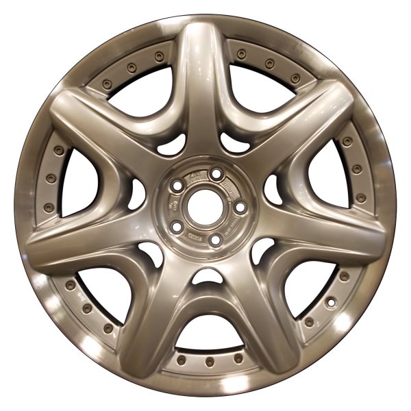 Perfection Wheel® - 20 x 9 5-Spoke Hyper Bright Mirror Silver Flange Cut Alloy Factory Wheel (Refinished)