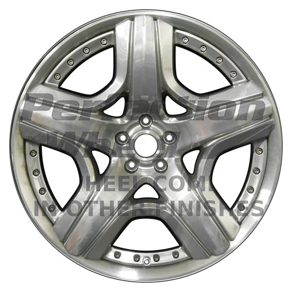 Perfection Wheel® - 20 x 9 5-Spoke Hyper Bright Mirror Silver Polish Alloy Factory Wheel (Refinished)