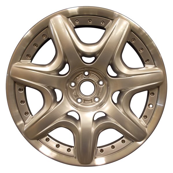 Perfection Wheel® - 20 x 9 7 I-Spoke Hyper Bright Mirror Silver Flange Cut Alloy Factory Wheel (Refinished)
