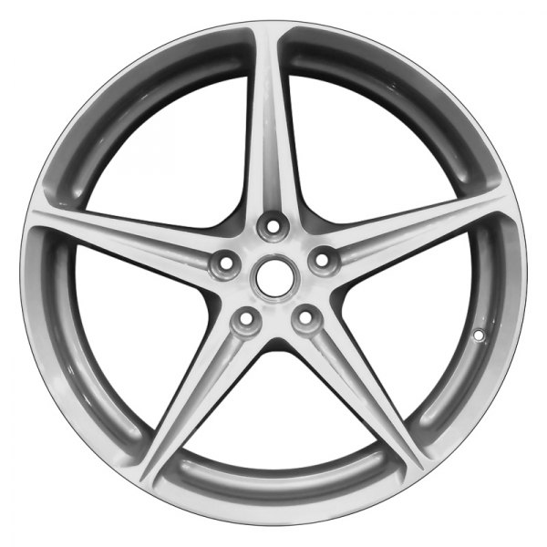 Perfection Wheel® - 20 x 8.5 5-Spoke Medium Metallic Charcoal Machined Alloy Factory Wheel (Refinished)