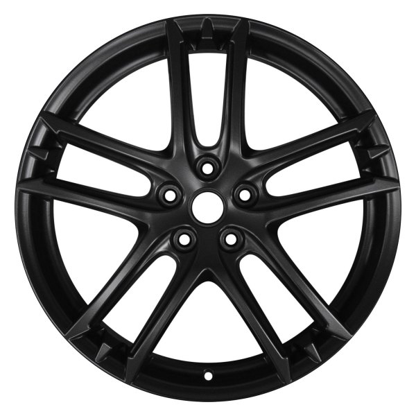 Perfection Wheel® - 20 x 8.5 Double 5-Spoke Fine Metallic Medium Charcoal Full Face Alloy Factory Wheel (Refinished)