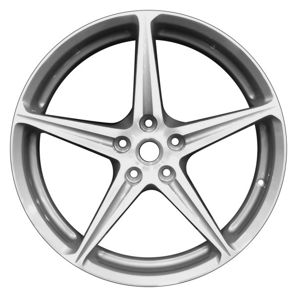 Perfection Wheel® - 20 x 10.5 5-Spoke Medium Metallic Charcoal Machined Alloy Factory Wheel (Refinished)