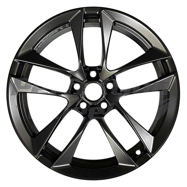 Perfection Wheel® - 20 x 8.5 10-Spoke Black Metallic Full Face Matte Clear Alloy Factory Wheel (Refinished)