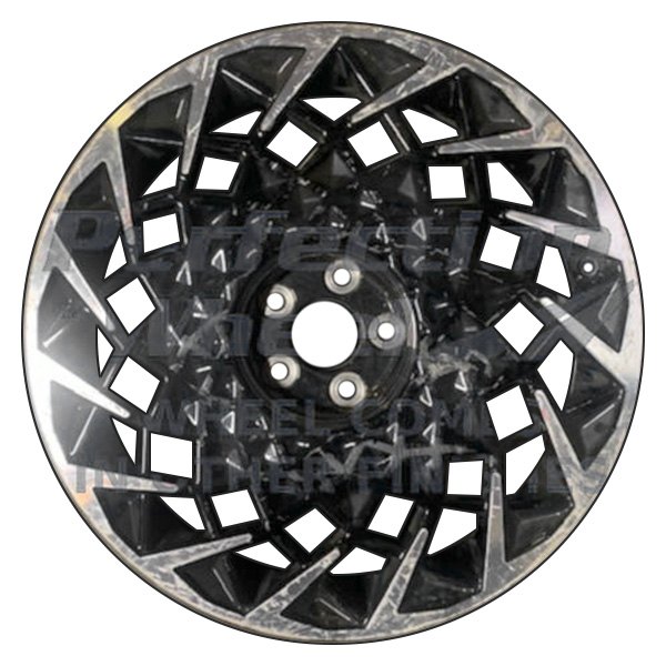 Perfection Wheel® - 20 x 8.5 Gloss Black Machined Bright Alloy Factory Wheel (Refinished)