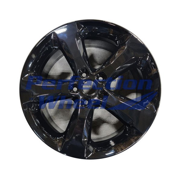 Perfection Wheel® - 20 x 8.5 5-Spoke Gloss Black Full Face PIB Alloy Factory Wheel (Refinished)