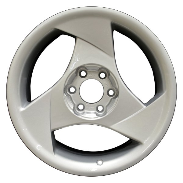 Perfection Wheel® - 17 x 10 3 Spiral-Spoke Viper Silver Full Face Alloy Factory Wheel (Refinished)