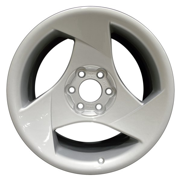 Perfection Wheel® - 17 x 13 3 Spiral-Spoke Viper Silver Full Face Alloy Factory Wheel (Refinished)
