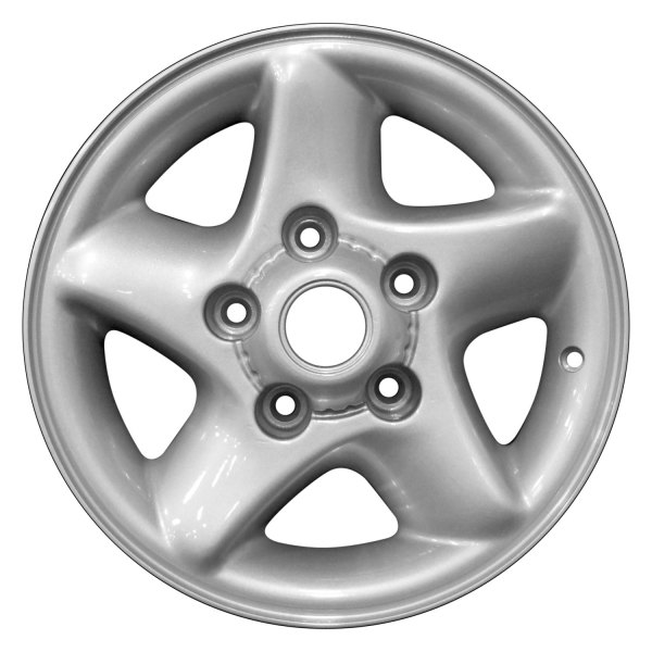 Perfection Wheel® - 16 x 7 5 Spiral-Spoke Sparkle Silver Full Face Alloy Factory Wheel (Refinished)
