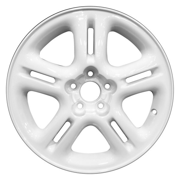 Perfection Wheel® - 16 x 6.5 Double 5-Spoke Bright White Full Face Alloy Factory Wheel (Refinished)