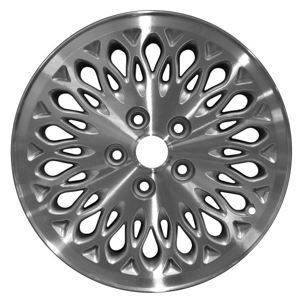 Perfection Wheel® - 16 x 6.5 36 Spider-Spoke Sparkle Silver Machined Alloy Factory Wheel (Refinished)