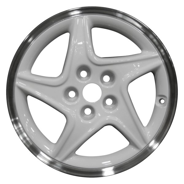 Perfection Wheel® - 17 x 6.5 5 Spiral-Spoke Bright White Flange Cut Alloy Factory Wheel (Refinished)
