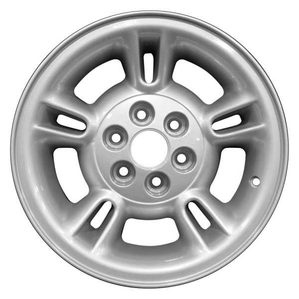 Perfection Wheel® - 15 x 8 Double 5-Spoke Sparkle Silver Full Face Alloy Factory Wheel (Refinished)