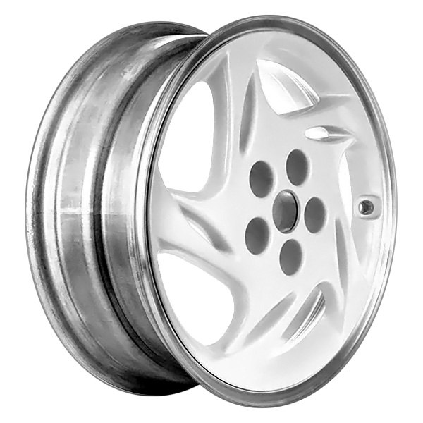 Perfection Wheel® - 17 x 6.5 5 Spiral-Spoke Bright White Flange Cut Alloy Factory Wheel (Refinished)