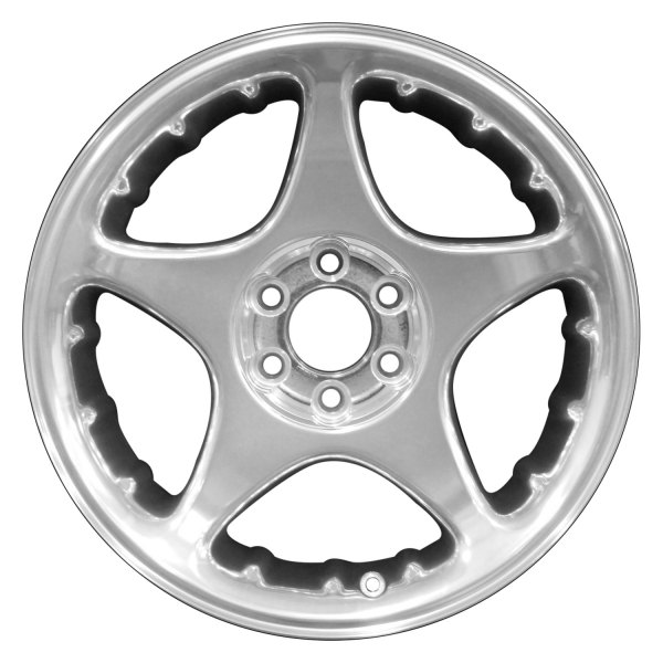 Perfection Wheel® - 17 x 10 5-Spoke Full Polished Alloy Factory Wheel (Refinished)
