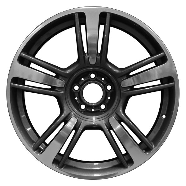 Perfection Wheel® - 21 x 8.5 Triple 5-Spoke Dark Charcoal Polish Alloy Factory Wheel (Refinished)