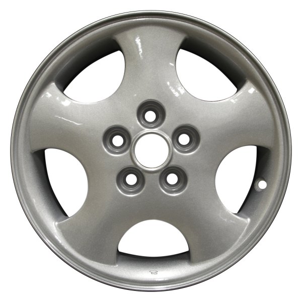 Perfection Wheel® - 14 x 6 5-Spoke Sparkle Silver Full Face Alloy Factory Wheel (Refinished)