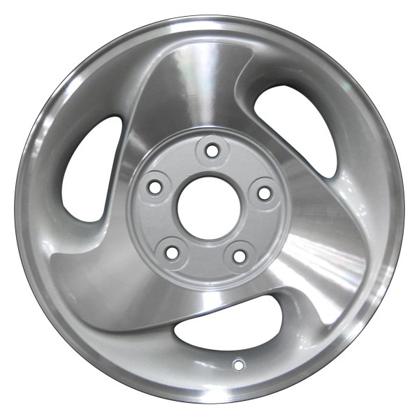 Perfection Wheel® - 16 x 7 3-Slot Sparkle Silver Machined Alloy Factory Wheel (Refinished)