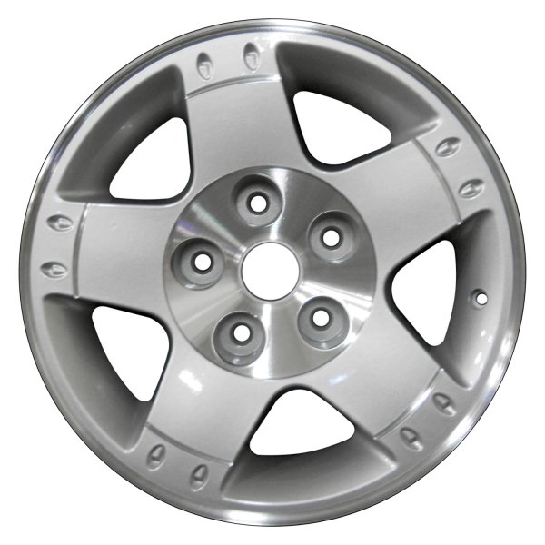 Perfection Wheel® - 17 x 8 5-Spoke Bright Sparkle Silver Machined Alloy Factory Wheel (Refinished)