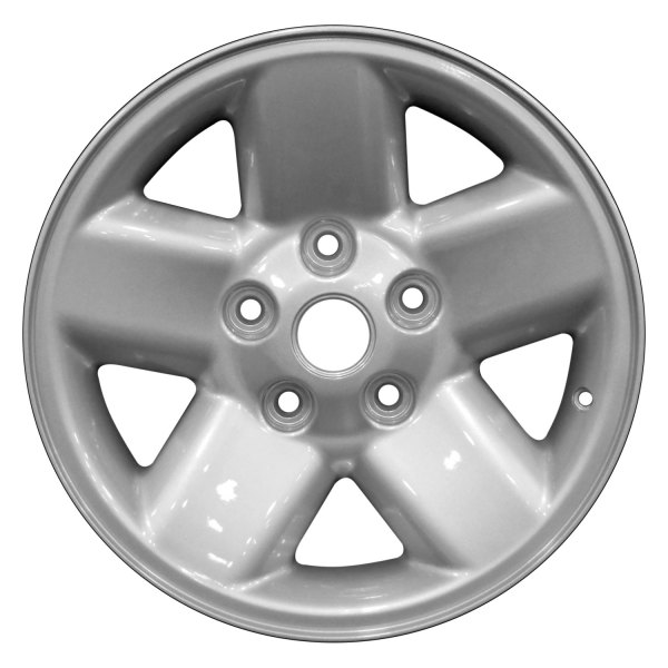 Perfection Wheel® - 17 x 8 5-Spoke Sparkle Silver Full Face Alloy Factory Wheel (Refinished)