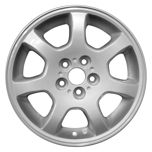 Perfection Wheel® - 15 x 6 7 I-Spoke Sparkle Silver Full Face Alloy Factory Wheel (Refinished)