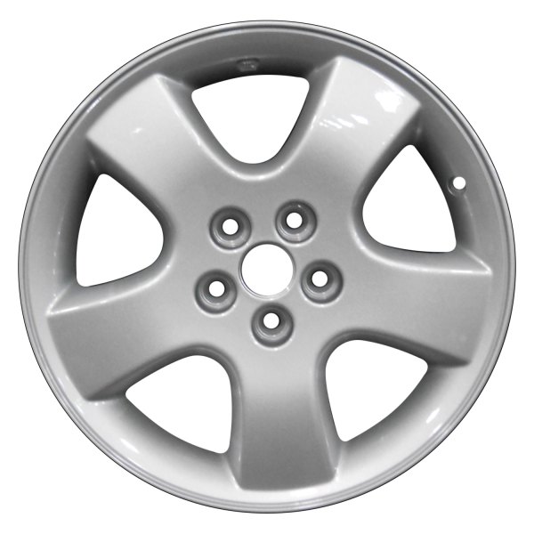 Perfection Wheel® - 16 x 6 5-Spoke Bright Sparkle Silver Full Face Alloy Factory Wheel (Refinished)