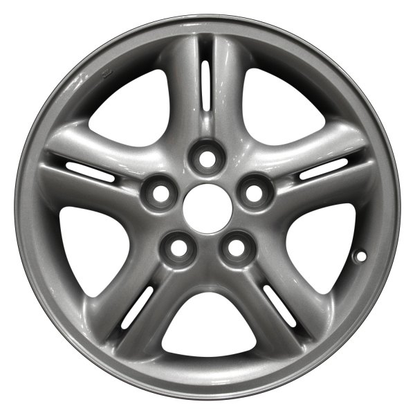 Perfection Wheel® - 16 x 6 Double 5-Spoke Sparkle Silver Full Face Alloy Factory Wheel (Refinished)