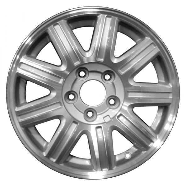 Perfection Wheel® - 16 x 6.5 9 I-Spoke Sparkle Silver Machined Alloy Factory Wheel (Refinished)