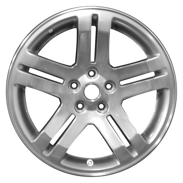 Perfection Wheel® - 18 x 7.5 Double 5-Spoke Sparkle Silver Polish Alloy Factory Wheel (Refinished)