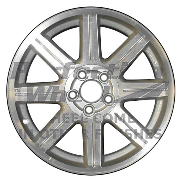 Perfection Wheel® - 18 x 7 7 I-Spoke Bright Metallic Silver Machine Texture Alloy Factory Wheel (Refinished)