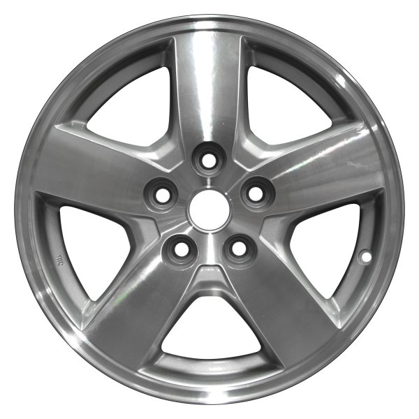 Perfection Wheel® - 16 x 6.5 5-Spoke Sparkle Silver Machined Alloy Factory Wheel (Refinished)