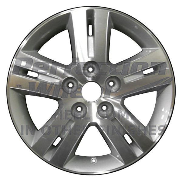 Perfection Wheel® - 17 x 6.5 Double 5-Spoke Medium Charcoal Machined Alloy Factory Wheel (Refinished)