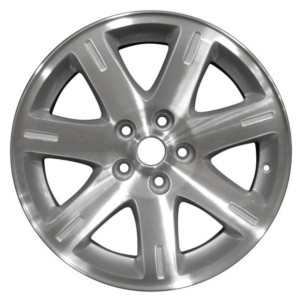 Perfection Wheel® - 17 x 7 7 I-Spoke Sparkle Silver Machined Alloy Factory Wheel (Refinished)