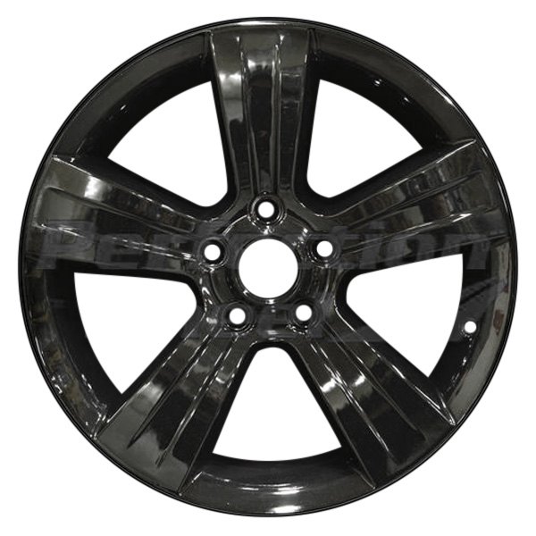 Perfection Wheel® - 17 x 6.5 5-Spoke Gloss Black Full Face PIB Alloy Factory Wheel (Refinished)