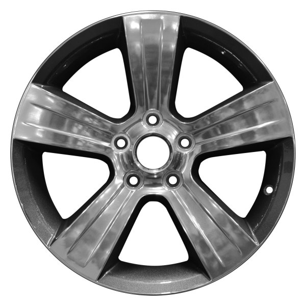 Perfection Wheel® - 17 x 6.5 5-Spoke Dark Metallic Charcoal Polish Alloy Factory Wheel (Refinished)