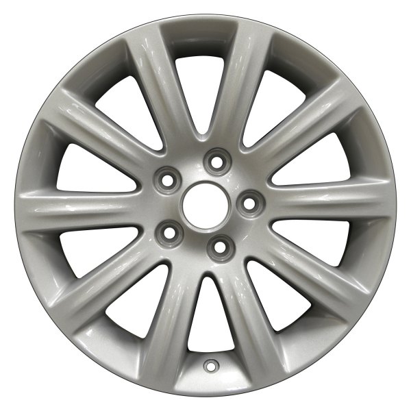 Perfection Wheel® - 17 x 6.5 10 I-Spoke Bright Sparkle Silver Full Face Alloy Factory Wheel (Refinished)