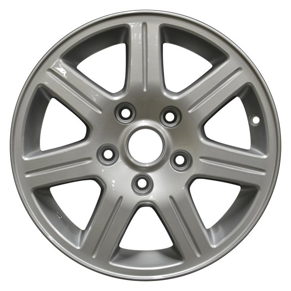 Perfection Wheel® - 16 x 6.5 7 I-Spoke Bright Fine Metallic Silver Full Face Alloy Factory Wheel (Refinished)