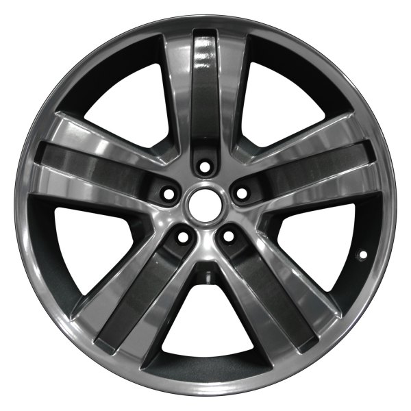 Perfection Wheel® - 20 x 7.5 Double 5-Spoke Dark Sparkle Charcoal Polish Alloy Factory Wheel (Refinished)