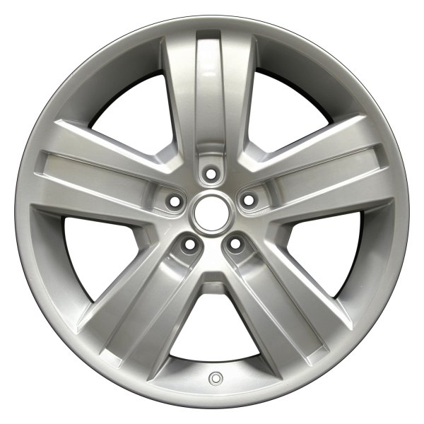 Perfection Wheel® - 20 x 7.5 Double 5-Spoke Hyper Bright Silver Full Face Alloy Factory Wheel (Refinished)