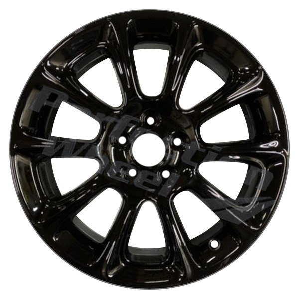 Perfection Wheel® - 17 x 7.5 5 V-Spoke Gloss Black Full Face Alloy Factory Wheel (Refinished)