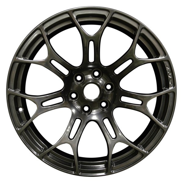Perfection Wheel® - 18 x 10.5 7 Y-Spoke Hyper Dark Smoked Silver Full Face Dark Alloy Factory Wheel (Refinished)