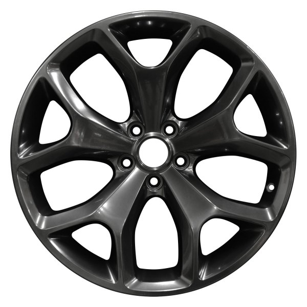 Perfection Wheel® - 20 x 8 5 Y-Spoke Hyper Dark Smoked Silver Full Face Bright Alloy Factory Wheel (Refinished)
